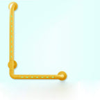 handrail Handrails Grab Bar-Skid Handrails L-Type Bathroom Handrail/Toilet Bathroom Old Man Disabled Barrier Free Railings/Handle/Yellow/45 * 65Cm