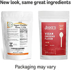 Judee’s Vegan Cheddar Flavor Powder 1.5lb (24oz) - 100% Non-GMO, Vegan, Gluten-Free & Nut-Free - Great Dairy Cheese Powder Alternative - Made in USA - Use in Sauces, Seasonings, and Soups