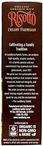 Lundberg Organic Creamy Parmesan Risotto Rice, Gluten Free, 5.5 Ounces (Pack Of 6)