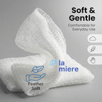 LA MIERE Gauze Swabs, 2"x2" -100P, 12-Ply, Sterile 100% Cotton Gauze Pads, All-Purpose Dental and Surgical Sponges for Wound Carel