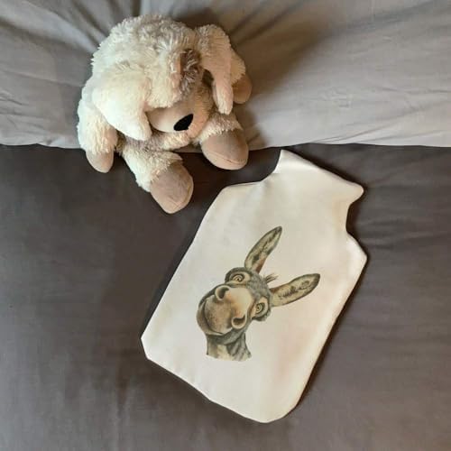 Azeeda 'Funny Donkey' Hot Water Bottle Cover (HW00050055)