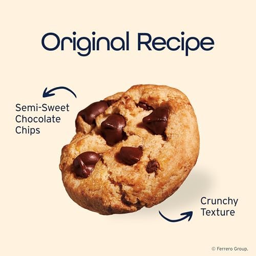 Famous Amos Original Recipe Chocolate Chip Bite-Size Cookies, 30 Pack Box, 30 oz