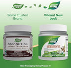 Nature's Way USDA Organic Extra Virgin Coconut Oil- Pure, Cold-Pressed, Non-GMO, 16 Ounces