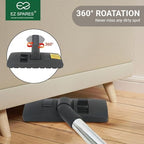 EZ SPARES 1 1/4 inch 32mm Universal Vacuum Cleaner Euro Floor Brush Head Brush Attachment for Floor and Carpet Combo Tool (Black)