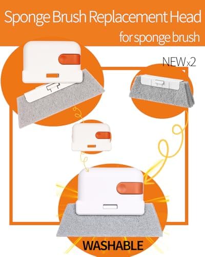 Window Track Cleaning Brush - 6PCS Multifunction Groove Cleaning Brush for Household Crevice Nooks and Crannies