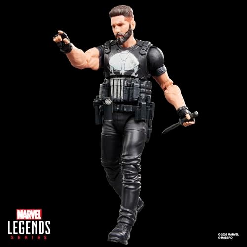 Marvel Legends Series Punisher, The Punisher Collectible 6-Inch Action Figure Set