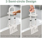 YEEGO DIRECT Bathtub Safety Rail, Height Adjustable Shower Bathtub Grab Bars for Seniors, Innovative Triple Grip Bathtub Handles for Seniors, Waterproof Frame, 300 LBS Weight