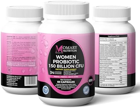 9-in-1 Bio Cultures Complex for Women – 150 Billion CFU Probiotics with 34 Diverse Strains, Organic Prebiotics, Postbiotics, Digestive Enzymes & Biotin – Supports Digestive Balance & Gut Microbiome
