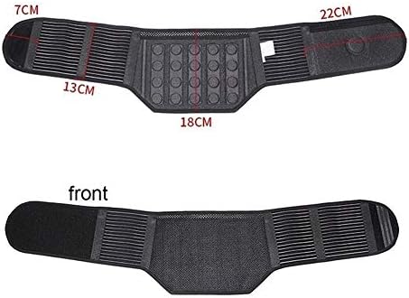 Lumbar Brace Magnet Heating Lower Back Support Belt for Men and Women Pain Relief and Injury Prevention Adjustable Breathable (Size : M)