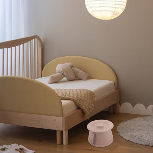 Cabilock Portable Chamber Pot with Lid Thickened Plastic Spittoon Urine Bucket Bedpan 8.66 Inch Lightweight Compact Bathroom Aid for Elderly Men Women and Kids
