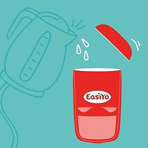EasiYo Yogurt 8 Sachet Pack | EasiYo Classic Variety Pack | 2 x Greek Style Natural 2 x Low Fat Greek Style 2 x Natural 2 x Fat Free Natural | Each Sachet Makes 1kg of Yogurt