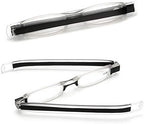 2 Pack Folding Mini 360º Rotating Compact Pen Clip Pocket Reading Glasses