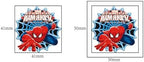 20 Sheets Spider-Man Temporary Tattoos, Birthday Party Favors, Cartoon Decoration Sticker Gifts for Home Activity Carnival Christmas Rewards (Spider)