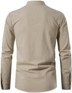 JEMITOP Men's Pure Cotton Retro Lace Up Shirts for Renaissance Pirate Medieval Viking