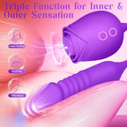 New 2026 Flexible Version: Double Motor Little Lemon Shaped Portable Handheld Massager 10 Vibrating Modes，Lemon Shape Vibratoar for Stress Relief and Relaxation Waterproof Quiet j68b (Purple)