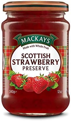 Mackays Strawberry Preserve 340g Each (Pack of 2)