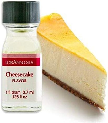LorAnn Oils Super Strength Flavoring - Used For Candy Making, Flavoring Extracts, Baking, Hard Candy, and Flavor Oils - Bold, Natural Flavors 4X Stronger Than Extracts - Cheesecake, 1 fl oz