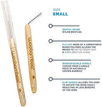Woobamboo eco Friendly Bamboo Small interdental Brushes, 8 Pack