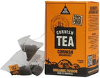 Cornish Tea Breakfast - Organic Fusion Tea Bags, 15 Plastic-Free Fusion Bags, Made in Cornwall
