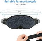 2023 Fashion Sleep Mask, Sleeping Mask for Women, 100% Blackout Eye Mask, Soft Covering Strong Light, Suitable for Travel/Yoga/Nap (Leopard Print)