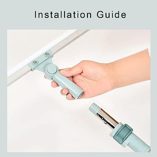 Multifunctional Magic Broom, Non-Stick Sweeping Broom, Retractable Silicone Floor Scraper Broom for Floors Glass Windows (52 cm)
