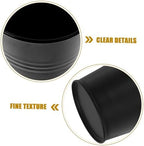 2pcs Reusable Metal Barbecue Grease Bucket Compact Oil Drip Catcher for Outdoor BBQ Easy to Clean Grill Accessory for Camping and Picnics Black