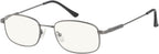 Eyekepper UV Protection Progressive Reading Glasses 3 Levels Multifocus Readers Men Women Bendable Memory Frame (Gunmetal, +2.00)