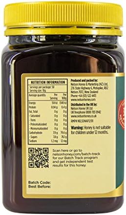 Nelson Honey 30+ MG Manuka Honey 500g
