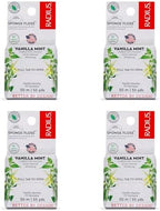 Radius Vanilla Mint Dental Floss 55 Yards Vegan & Non-Toxic Oral Care Boost & Designed to Help Fight Plaque Clear - Pack of 4