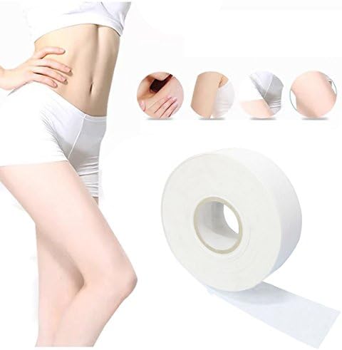 100 Yards White Large Facial Body Hair Removal Non Woven Wax Strip Paper 2.75" Width Disposable Epilating Waxing Strips Waxing Roll