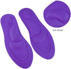 Yctze Black Orthotic Shoe Insoles with Arch Support, Flat Foot Relief Memory Foam Pads, Protective and Comfortable for Men, Suitable for Sport, Hiking, and Work Shoes (Female)