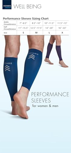SIGVARIS Unisex Performance Compression Running Sleeve 412V 20-30mmHg