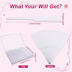 600 Pieces Perfume Tester Strips with Storage Box, Larbeti Paper Fragrance Tester Strips Disposable Essential Oils Test Card White Fragrance Blotter Paper Cards