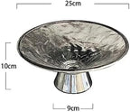 Fruit Bowls Simple Light Luxury Style Fruit Tray Home Living Room Coffee Table Dining Table Tall Tray Storage Decoration Ornaments Decorative Fruit Basket