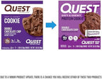 Quest Nutrition Double Chocolate Chip Protein Cookie, 15g Protein, 1g Sugar, 3g Net Carbs, Keto Friendly, High Protein, Low Carb; 4 Count