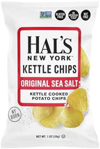 Kettle Cooked Potato Chips, Sea Salt Flavor, 1 oz (Pack of 60)