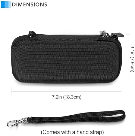 ProCase Hard Case for Electric Trimmer and Shaver, Travel Organizer Carrying Bag for QP2520 QP2530 QP2620 QP2630 -Black