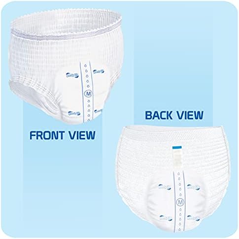 Comfy Life Premium Adult Diaper Incontinence Pull Up Pants – High Absorbency Adult Diapers for Women & Men - Adult Pull Up Nappy Pants for Comfort & Protection - Medium Pack of 12 Pants