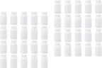 Healeved Small Pill Containers 40Pcs Empty Pill Bottle 50ML Moistproof Pill Holder Portable Pill Case Multipurpose Case for Pill Sample Bottles