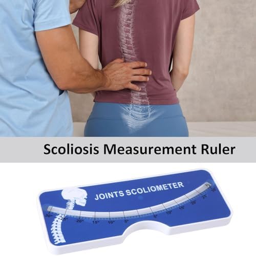 Scoliometer 0-30° for Evaluation Diagnosis of Back and Spine Scoliosis, 19* 9* 4cm