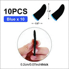 GENDA PUBG Mobile Phone Finger Sleeves for Gaming | Anti-Sweat Breathable Finger Sleeve for Gaming | Thumb Sleeves Mobile Gaming | Gamer Finger Gloves | Pack of 10 (Blue)