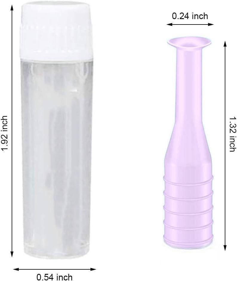 10-Pack Contact Lens Remover Tool, Plunger-Style Soft & Hard Lens Applicator | Gentle Rubber Tip Remover for Easy, Sanitary Daily Use, Helps with Hygienic Insertion and Removal of Soft Contact Lenses