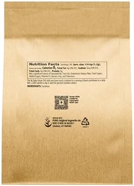 Pure Original Ingredients Sucralose Powder (4 oz) Zero Calorie Sweetener, Sugar Substitute, Great for Cooking & Baking.