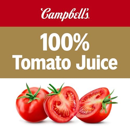 Campbell's 100% Tomato Juice, 5.5 fl oz Can (6 Pack)