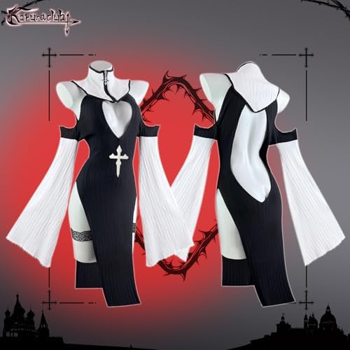 KORURACLUB Cosplay nun costume sexy nun anime Cosplay lingerie Sexy Sister Adult Costume