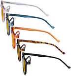 Eyekepper 5-Pack Oval Round Spring Hinges Eyeglasses Includes Sunglasses