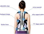 Spine Back Support Brace Posture Correctors For Men Women Teenager Adjustable Metal Straps Shoulder Neck Clavicle Lumbar Support Straightener(Large)