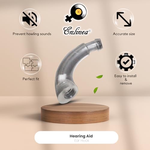 ENLINEA Replacement Ear Hook for Phonak Naída™ Link M|| Hearing Devices Replacement Accessories | Easy Install | Durable ABS Material| Anti-Howling Ear Hook