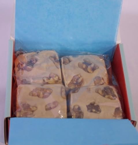 Betsy's Fancy Fudge MAPLE WALNUT FUDGE, 1 LB in 4 Wrapped Pieces, Gluten Free, Fresh Gourmet Candy, Handmade in Maine, USA. Makes Great Gift!