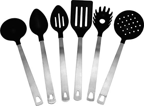 Empire Nylon Deluxe 7 Pc Kitchen Utensil Set w/Stainless Holder